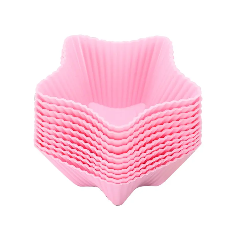 Modern minimalist Cupcake Silicone Mold with Various Styles Food Grade Silicone Easy to Release No Odor mold for making pastry