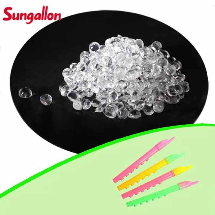 Sungallon GP200-1001 Series TPE Raw Materials Are Used to Make Super Transparent Particles for Toys