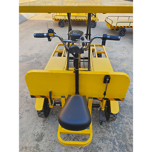 1000kg Loading Platform Electric Lifting Moving <strong>Cart</strong> Trolley Battery Operated Transport <strong>Cart</strong> - Product Image 3