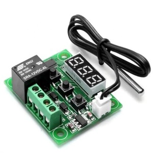 Termostato con pantalla digital LED de alta precisión, interruptor de control de temperatura DC 12V, controlador de temperatura W1209 - Product Image 1