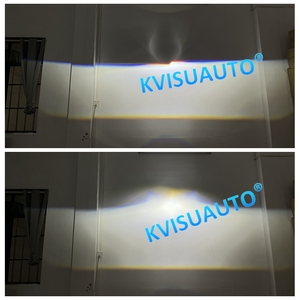 Cql kvisuauto R14สะท้อนแสงแบบคู่51W 59W 1.8นิ้ว2.0นิ้ว2.5นิ้ว3นิ้ว Bi โปรเจคเตอร์ LED สีฟ้าใสสูง - Product Image 6