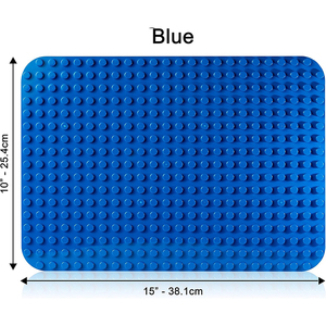 Büyük yapı taşları taban plakaları tüm büyük marka ile uyumlu, masa kullanımı için 15 "x 10" inşaat tuğlaları, kök öğrenme - Product Image 4