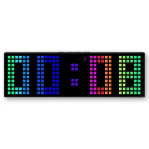 Новое поступление, простые RGB-часы с будильником, двухцелевые цифровые часы, светодиодные настольные часы - Product Image 1