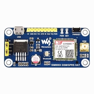 SIM800C GSM/GPRS HAT GSM/GPRS/Blt通信機能RaspberryPi用メッセージを簡単に送信 - Product Image 2