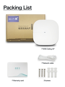 Plafoniera a soffitto AX3000Mbps ponte Wireless WIFI6 punto di accesso sfolgorante veloce soffitto wi-fi montato AP per Hotel utilizzando - Product Image 6