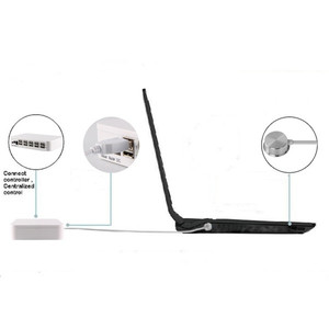 Sistema de alarma de pantalla de seguridad para ordenador portátil, Cable de Sensor de ordenador seguro para afeitadora, bolígrafo, cámara, PC, 6/8/10 puertos - Product Image 2