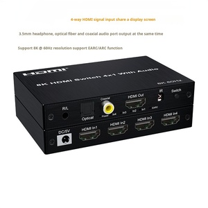Conmutador HDMI 8K conmutador de audio y video 4 en 1 salida Conmutador de señal de separación de audio 8K 60Hz - Product Image 2