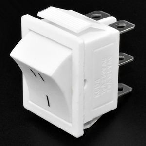 ホワイトロッカースイッチ4ピン/6ピンスイッチ-オフ/オンKcd4DpstスイッチまたはDpdtスイッチ - Product Image 2