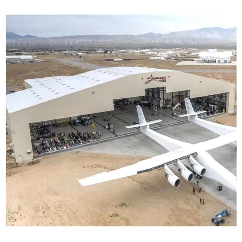 LFBJMB struttura in acciaio spazio capriata congiunta Layout aeroporto Design Hangar per aerei