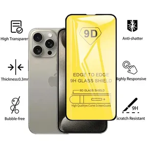 Yüksek ışık temperli cam IPhone 15 14 13 12 11 Pro Max ekran koruyucu IPhone 7 8 artı SE X XS XR koruyucu cam - Product Image 1