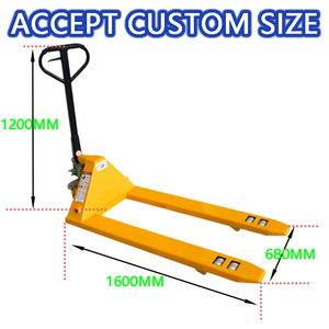Carrelli manuali del carrello elevatore idraulico del bestiame di movimentazione e di scarico del Pallet idraulico - Product Image 4