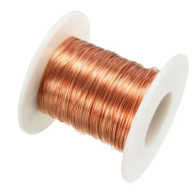 Fio de alumínio revestido de cobre CCA de 0,18 mm 0,19 mm para cabo de rede