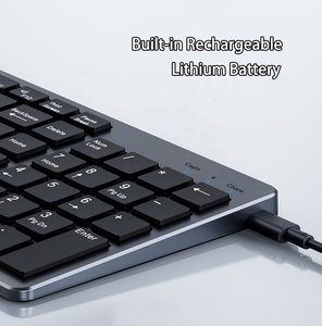Wireless <strong>Keyboard</strong> <strong>and</strong> <strong>Mouse</strong> Combo Bluetooths Rechargeable Full Size <strong>Multi</strong>-Device (BT 5.0+3.0+2.4G) for Mac OS/iOS/Wins/Android - Product Image 4