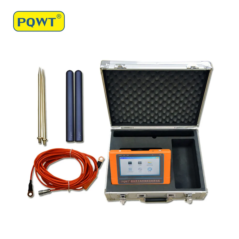 PQWT TC300 detectorReliable fornecimento direto da fábrica de água subterrânea detector de água do sensor 300m móvel subterrâneo detector de água