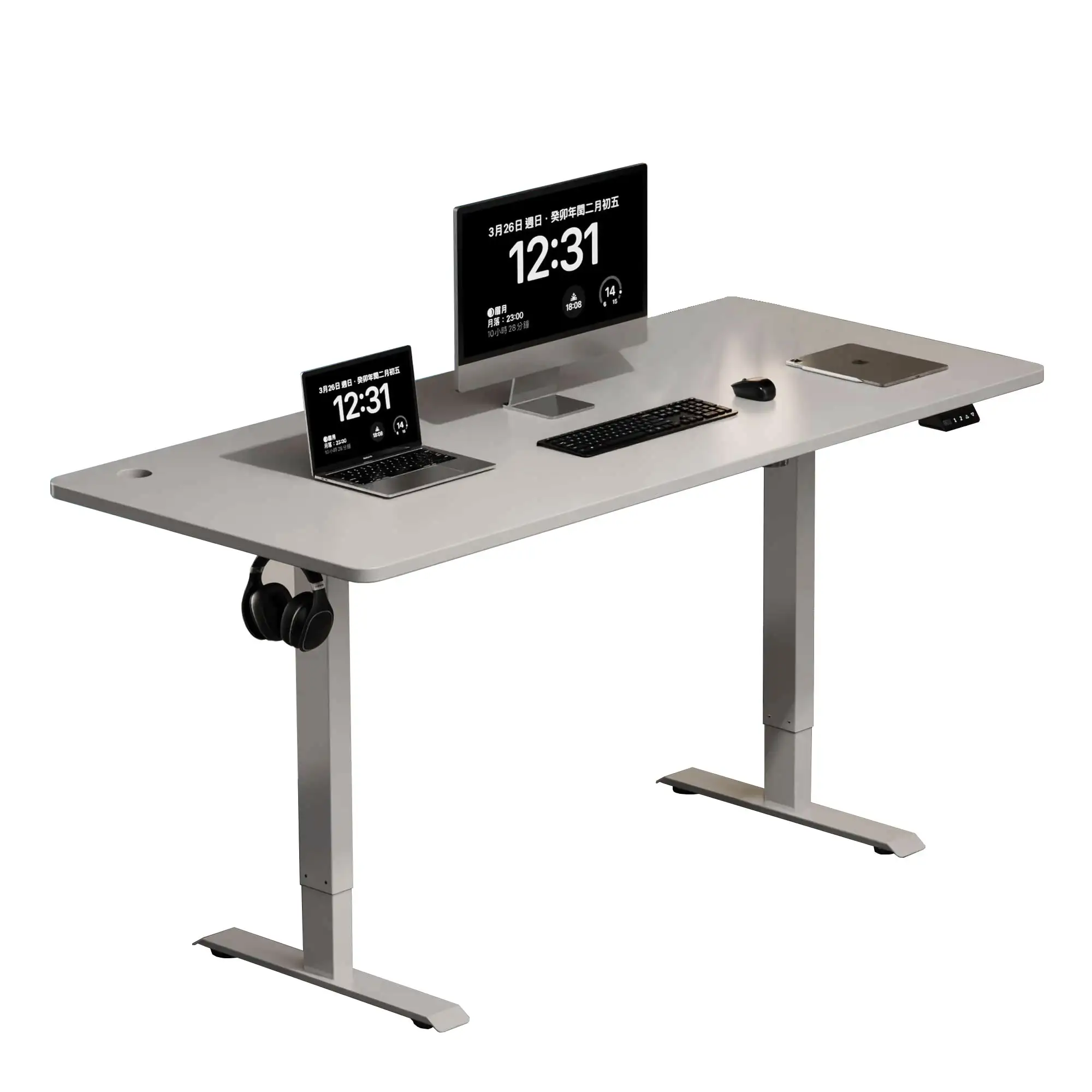 NBHY ayarlanabilir yükseklik masa çerçevesi tek motorlu ofis mobilya masa elektrikli asansör bilgisayar masası durmak için oturmak