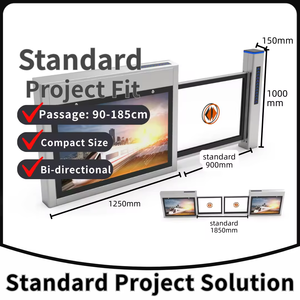 Tourniquet coulissant automatique blindé pour bus et métro, porte de tourniquet optique intelligente pour métro - Product Image 2