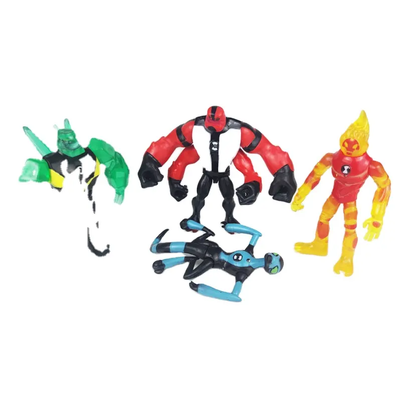 Linda New High Quality 9 Pieces Ben 10 Protector Of Earth Family Action Figures Brinquedos Toys Pvc 3-12cm Opp Bag Unisex