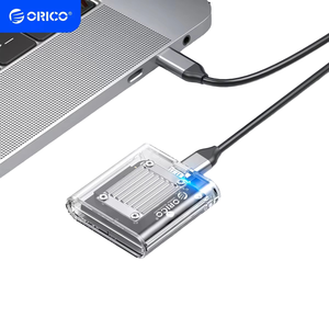 PCIe SSD için ORICO-NVMe muhafaza şeffaf harici adaptör M.2 USB tip C Mini 2230 M.2 SSD durumda 10Gbps - Product Image 1