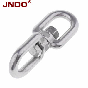 High Polished Double Eye <strong>Swivel</strong> Stainless Steel Chain Ring <strong>Swivel</strong> - Product Image 4
