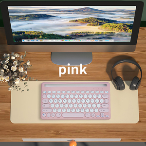OEM ODM tastiera colorata silenziosa ufficio PC portatile 78 tasti tastiera senza fili tastiera e Mouse ricaricabile - Product Image 1