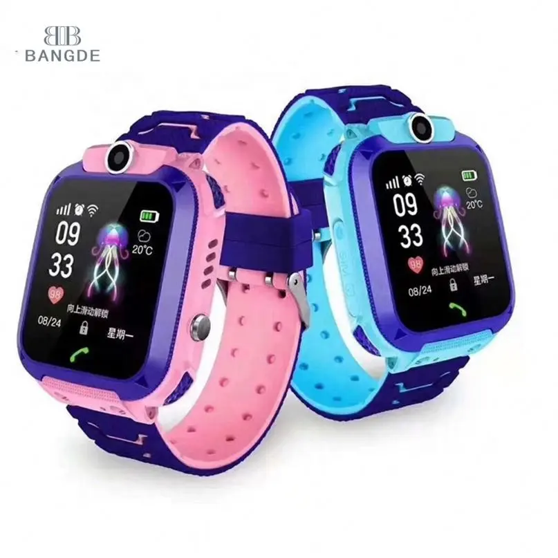 Nieuwe Prive Ontwerp Van Factory Direct Hot Selling Q12 2G Kids Horloge Gps Horloge Sos Smart Horloge Jam Imo q12