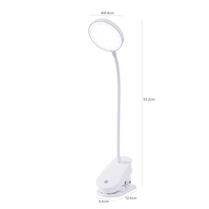 现代USB充电台灯灵活学习夹式床头阅读办公简易护眼直流电源 - Product Image 6