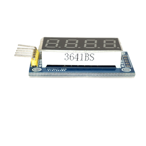 TM1637 LED ekran modülü 7 Segment 4 bit 0.36 inç saat kırmızı anot dijital tüp dört seri sürücü panosu paketi