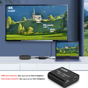 4K Audio Video Capture HDMI a USB 2,0 Tarjeta de captura de video con audio HDMI a USB 2,0 Tarjeta de captura - Product Image 2