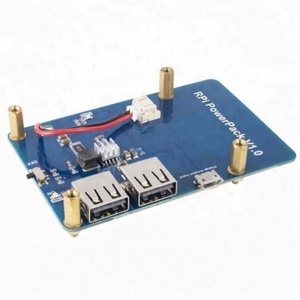 Raspberry Pi 3 Lithium-Akku-Netzteil-Erweiterungs karte Dual-USB-Ladegerät für mobiles Netzteil 5V 1A - Product Image 1