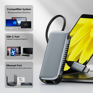 全球首个usb-c至5g以太网适配器RJ45 5Gbe适配器，带Realtek解决方案新网卡批发 - Product Image 3