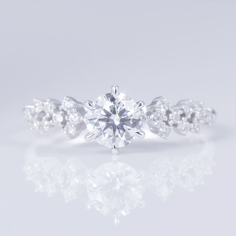 18k+Lab เพชร (สีขาว/เหลือง/โรสโกลด์)