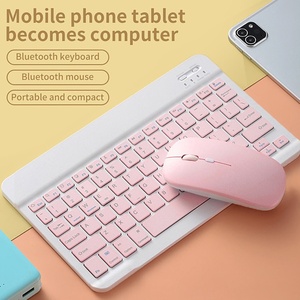 カスタムロゴワイヤレスKBとマウスのコンボrus/engワイヤレスキーボードとマウスベージュかわいいキーボードとマウスワイヤレス