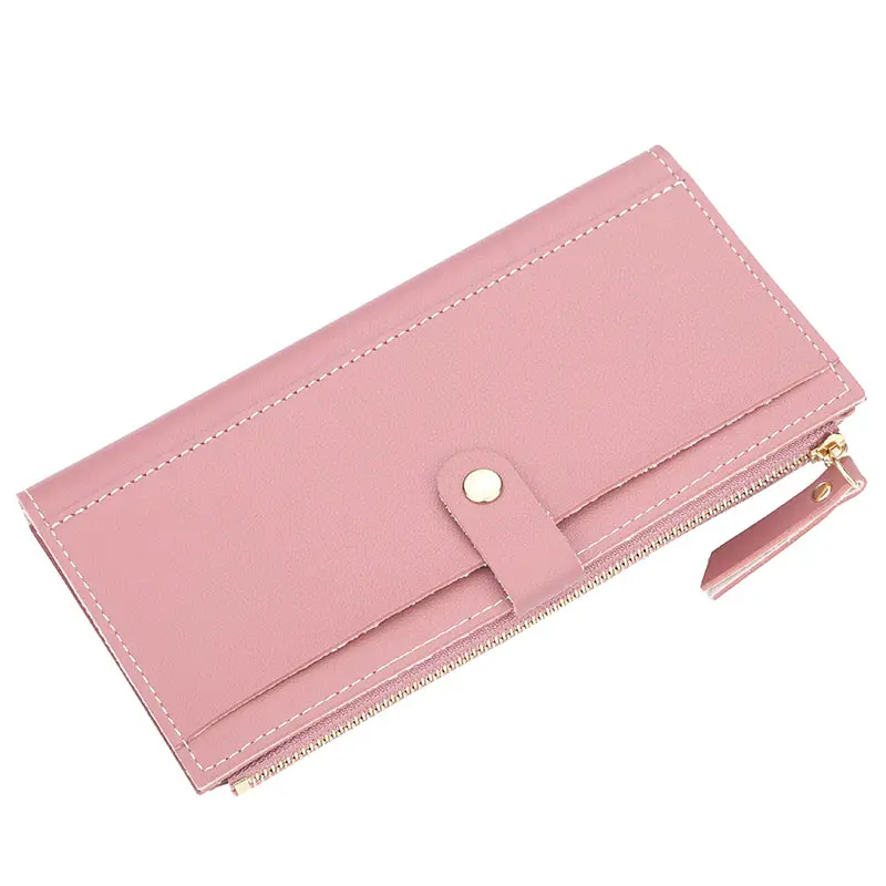 Portefeuille Simple à trois plis pour femmes, pochette Slim en cuir, nouveau Style