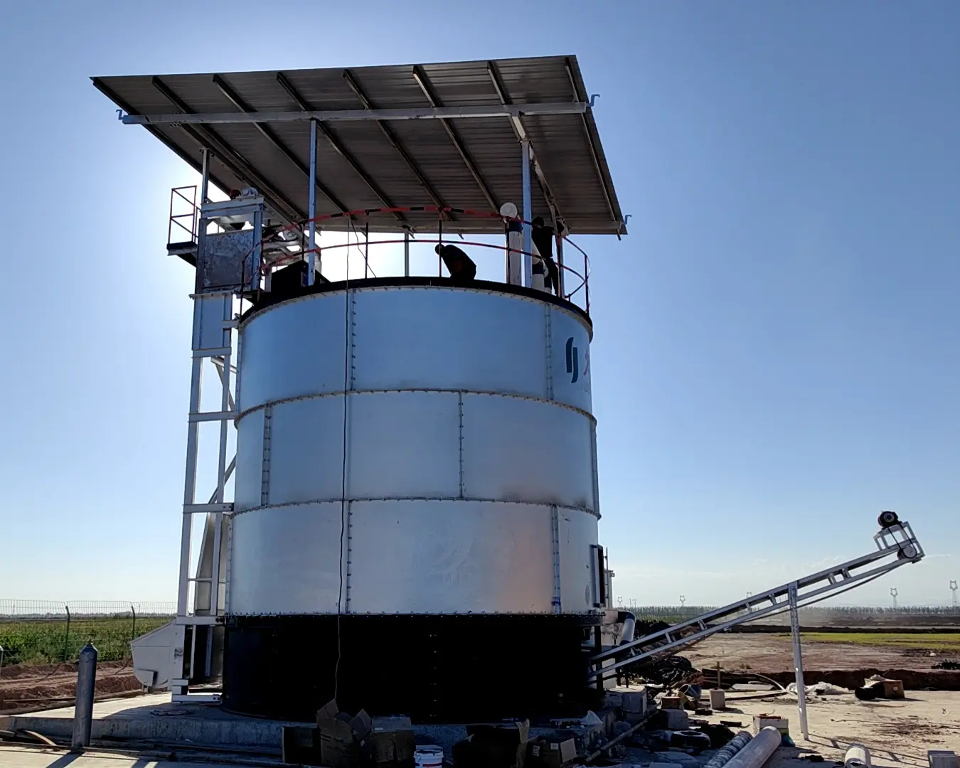 2024 máquina de fertilizante China equipo de fermentación de alimentación de pollo tanque de fermentación