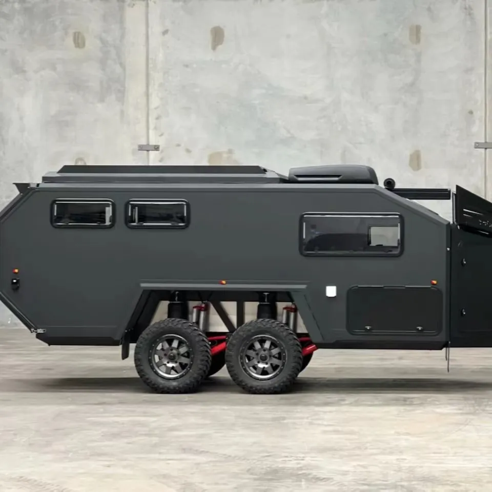 2024 KINLIFE usine meilleur prix maison mobile caravane de luxe remorque de voyage