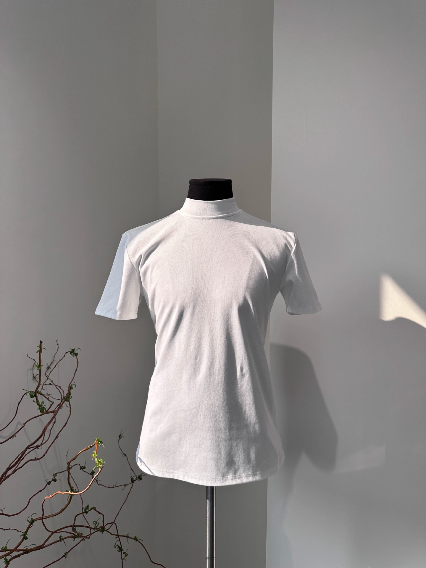 White half turtleneck