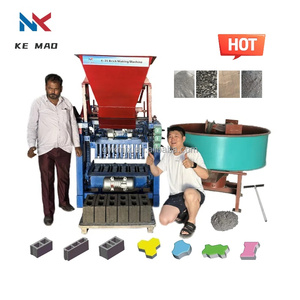 Ấn Độ bán tự động bê tông rỗng gạch Máy Phễu loại than tro khối hình thành máy - Product Image 1