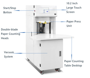Máquina alimentadora de conteo de tarjetas completamente automática, máquina clasificadora de papel, precio, papel grueso