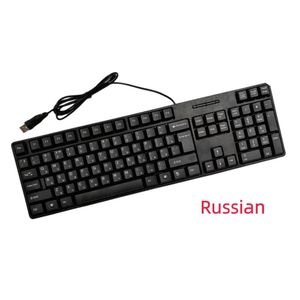 厂家直销OEM可定制多语言logo键盘TJ-818 USB有线单键盘 - Product Image 6