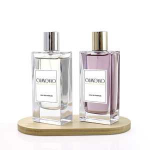 Custom 60ML 80ML Perfume Glass Bottle Clear Thick Bottle Empty Sprayer <strong>100</strong> <strong>ML</strong> Perfume Bottle With Packaging <strong>Box</strong> - Product Image 3