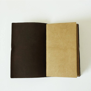 LABON Handmade Genuine Real Leather Travelers Journal <strong>Notebooks</strong> <strong>With</strong> Refills and Plastic <strong>Insert</strong> - Product Image 4