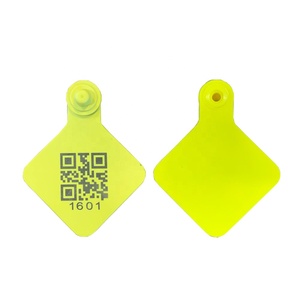 Long Range 860-960MHz UHF TPU RFID Ear Tag Animal Ear Tag QR <strong>Code</strong> for Cattle Goat Sheep Tracking Printed Access Control Cards - Product Image 2