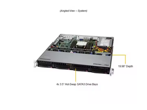 Server di archiviazione Computer Rack Server Inspur SYS-510P-WTR con Server del processore - Product Image 3
