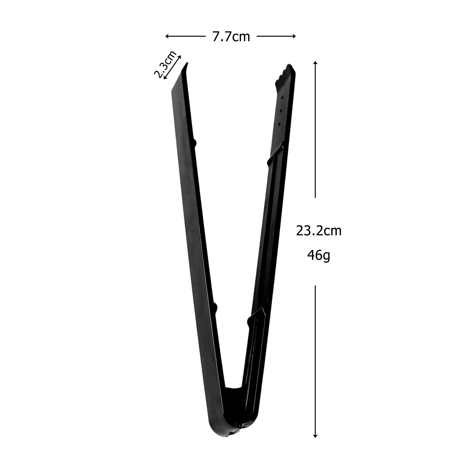 Oversized black clip