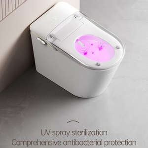 新しいデザインバスルームウォータークローゼット自動電気トイレinodoroワンピーススマート便器ビデ付き - Product Image 3