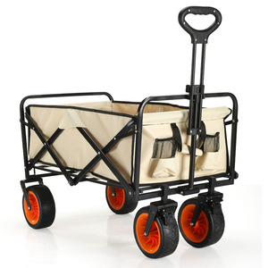 Chariot à main pliable Camping en plein air petite remorque pique-nique pliable chariot léger Portable pêche plage <span class=keywords><strong>Wagon</strong></span>