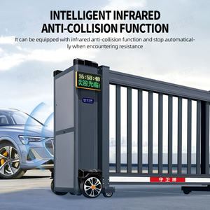 Hiện đại cổng hàng rào thiết kế tự động có thể thu vào cổng trượt đóng mở cổng - Product Image 2