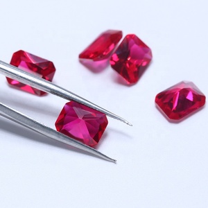 Wuzhou Manufacturers 5# Corundum <strong>Ruby</strong> Gems Stone Artificial Rectangle Octagon Shape 7*9 mm Loose Synthetic Corundum Stones <strong>Ruby</strong> - Product Image 5
