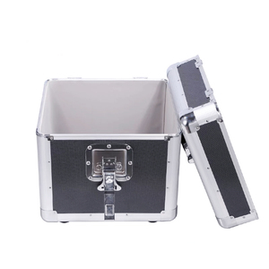 高品质铝制工具储物箱，用于携带乙烯基记录LP飞行箱100件定制OEM ODM光盘袋箱