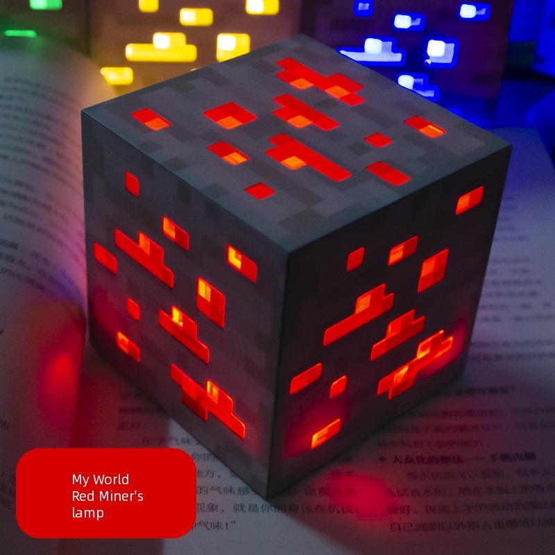 Lampe minière rouge rechargeable 17